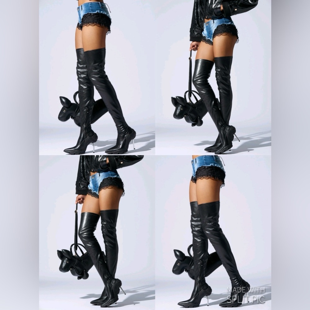 Stylish Black Over the Knee Boots for Women